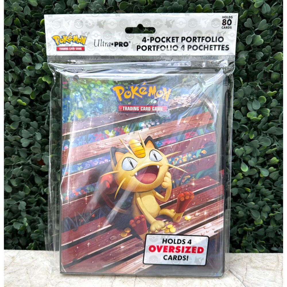 Ultra PRO Pokemon TCG 4-Pocket Portfolio - Meowth/Starmie - BRAND NEW Ships Fast